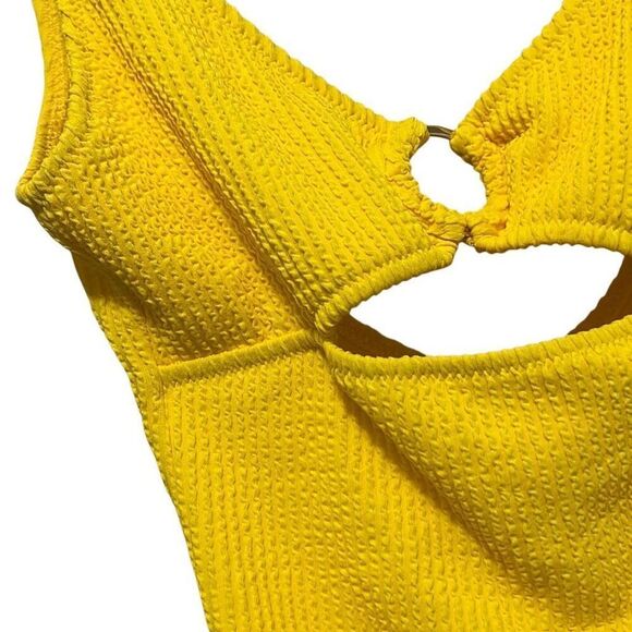 Aerie Crinkle Ring Full Coverage One Piece Swimsuit size small NWT - Picture 3 of 8